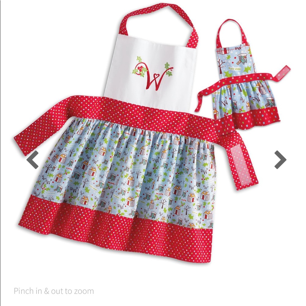 BNWT American Girl Doll apron set